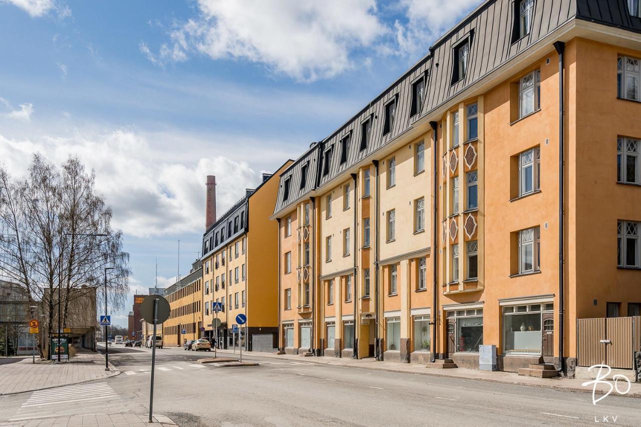 Riverside Lux With 2 Bedrooms, Car Park Garage And Sauna 图尔库 外观 照片
