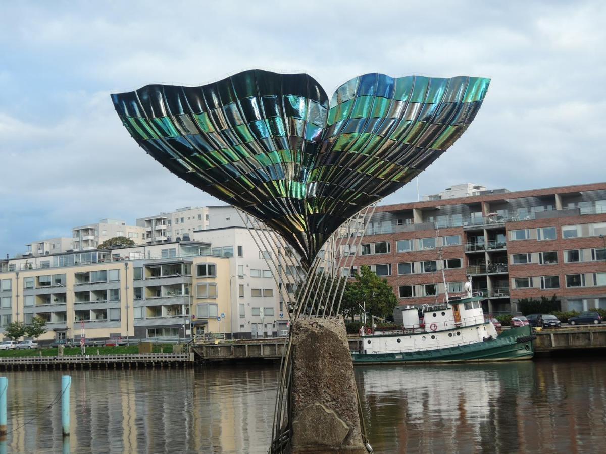 Riverside Lux With 2 Bedrooms, Car Park Garage And Sauna 图尔库 外观 照片